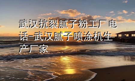 武漢抗裂膩?zhàn)臃酃S電話-武漢膩?zhàn)訃娡繖C(jī)生產(chǎn)廠家