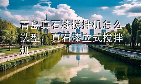 青島真石漆攪拌機(jī)怎么選型，真石漆立式攪拌機(jī)