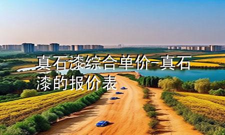 真石漆綜合單價-真石漆的報價表