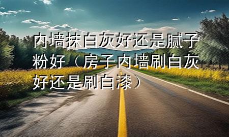 內(nèi)墻抹白灰好還是膩子粉好（房子內(nèi)墻刷白灰好還是刷白漆）