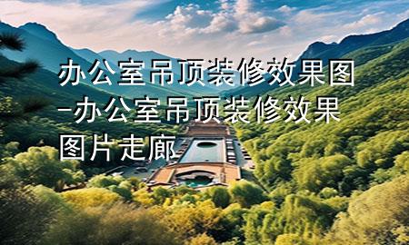 辦公室吊頂裝修效果圖-辦公室吊頂裝修效果圖片 走廊