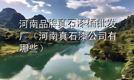 河南品牌真石漆桶批發(fā)廠（河南真石漆公司有哪些）