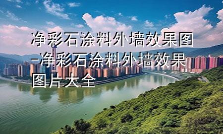 凈彩石涂料外墻效果圖-凈彩石涂料外墻效果圖片大全