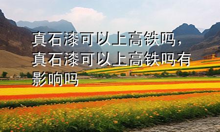 真石漆可以上高鐵嗎，真石漆可以上高鐵嗎有影響嗎