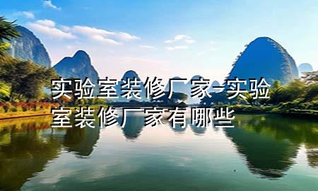 實(shí)驗(yàn)室裝修廠家-實(shí)驗(yàn)室裝修廠家有哪些