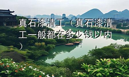 真石漆清工（真石漆清工一般都在多少錢以內）