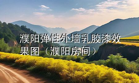 濮陽彈性外墻乳膠漆效果圖（濮陽房間）