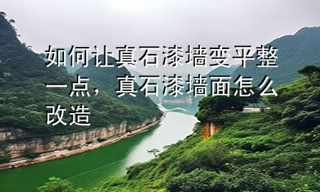 如何讓真石漆墻變平整一點(diǎn)，真石漆墻面怎么改造