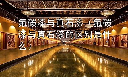 氟碳漆與真石漆（氟碳漆與真石漆的區(qū)別是什么）