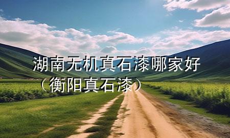 湖南無機(jī)真石漆哪家好（衡陽真石漆）