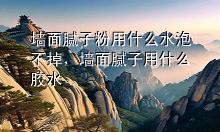 墻面膩子粉用什么水泡不掉，墻面膩子用什么膠水