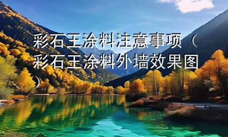 彩石王涂料注意事項(xiàng)（彩石王涂料外墻效果圖）