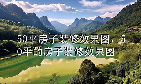 50平房子裝修效果圖，50平的房子裝修效果圖