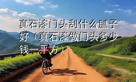 真石漆門頭刮什么膩?zhàn)雍茫ㄕ媸嶙鲩T頭多少錢一平方）