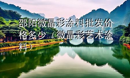 邵陽微晶彩涂料批發(fā)價格多少（微晶彩藝術涂料）