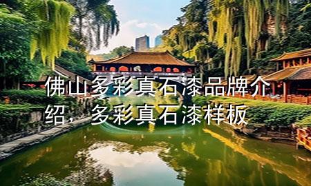 佛山多彩真石漆品牌介紹，多彩真石漆樣板