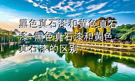 黑色真石漆和黃色真石漆-黑色真石漆和黃色真石漆的區(qū)別