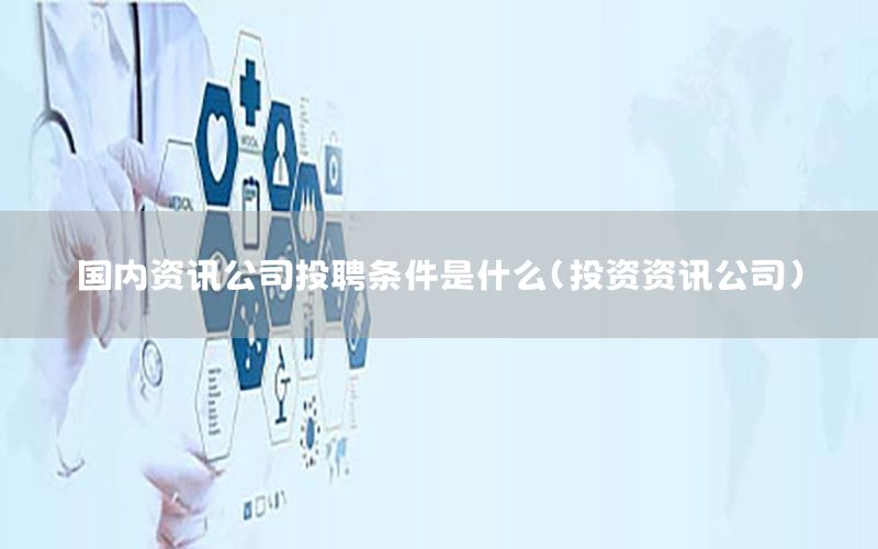 國內(nèi)資訊公司投聘條件是什么（投資資訊公司）